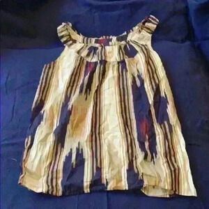 Mossimo sleeveless ikat print top